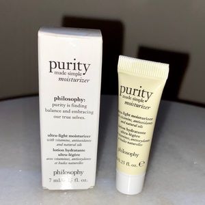 4/$20 🌺 Philosophy Purity Made Simple Moisturizer
